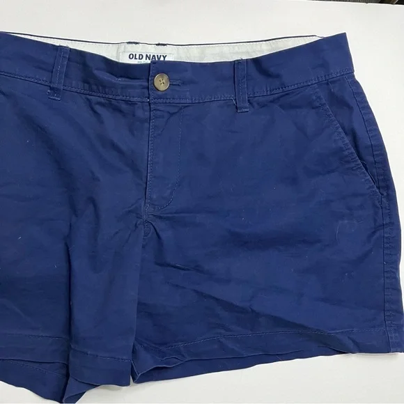 Old Navy • Navy Blue Chino Women’s Shorts - Picture 2 of 4